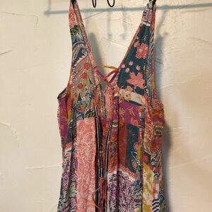 Anthropologie Pattern asymmetrical dress